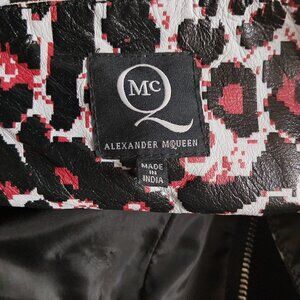 ALEXANDER McQUEEN KNEE-LENGTH ANIMAL PRINT SKIRT ! SIZE M
